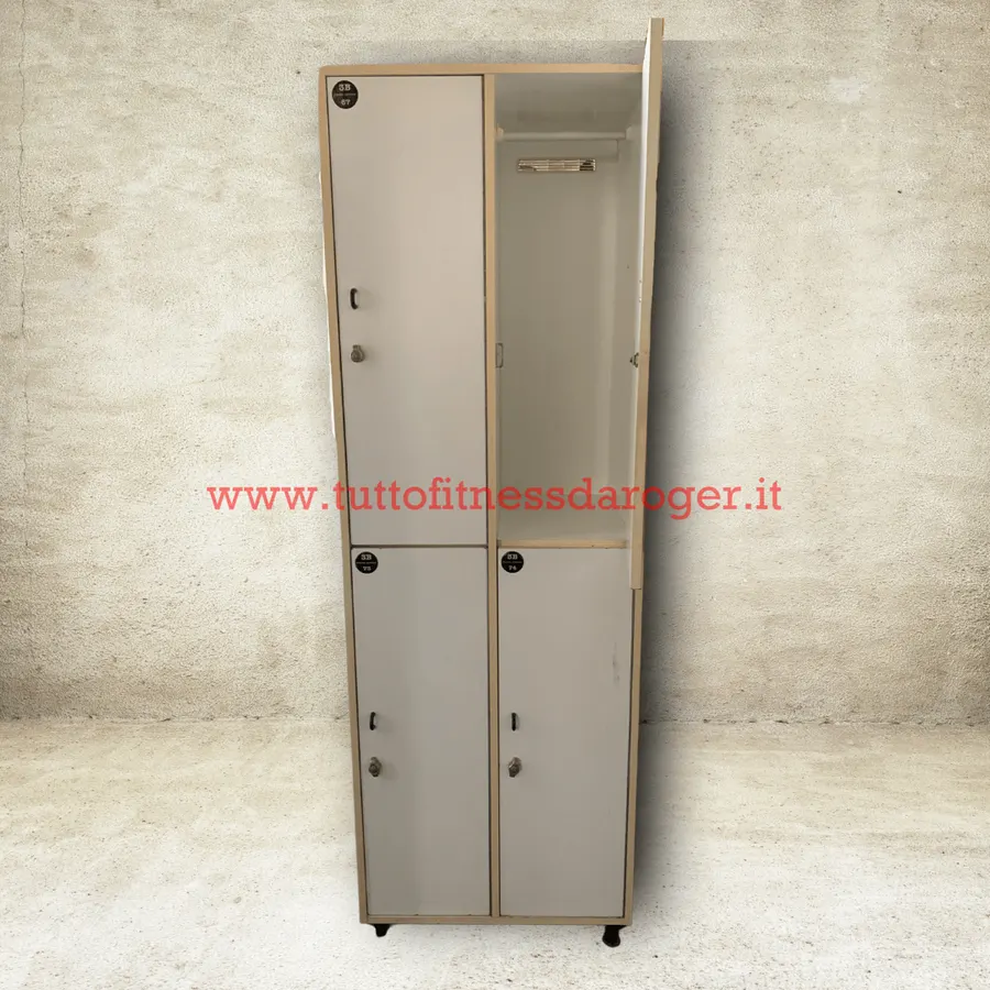 4 Armadietti colore bianco