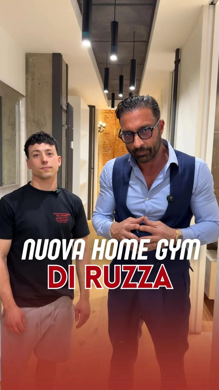 La nuova home gym di Ruzza