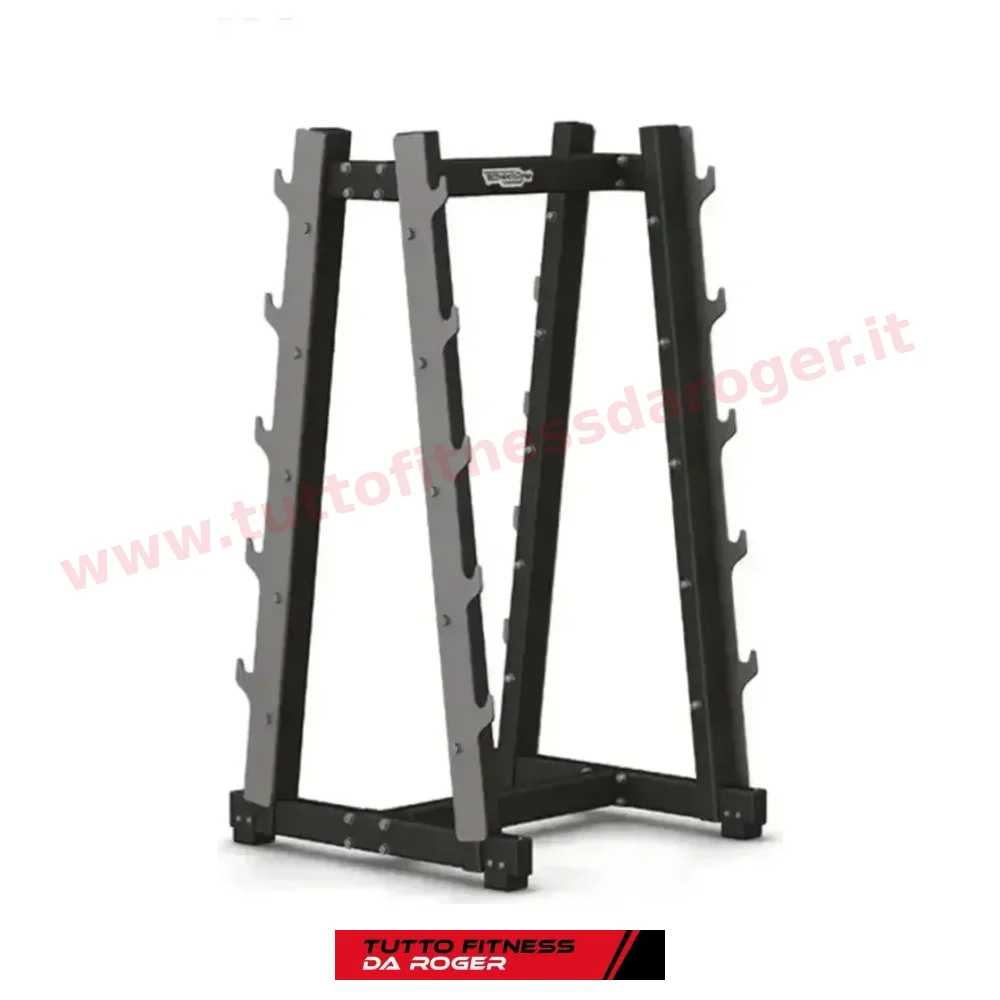 Rastrelliera porta bilancieri TechnoGym linea pure strength