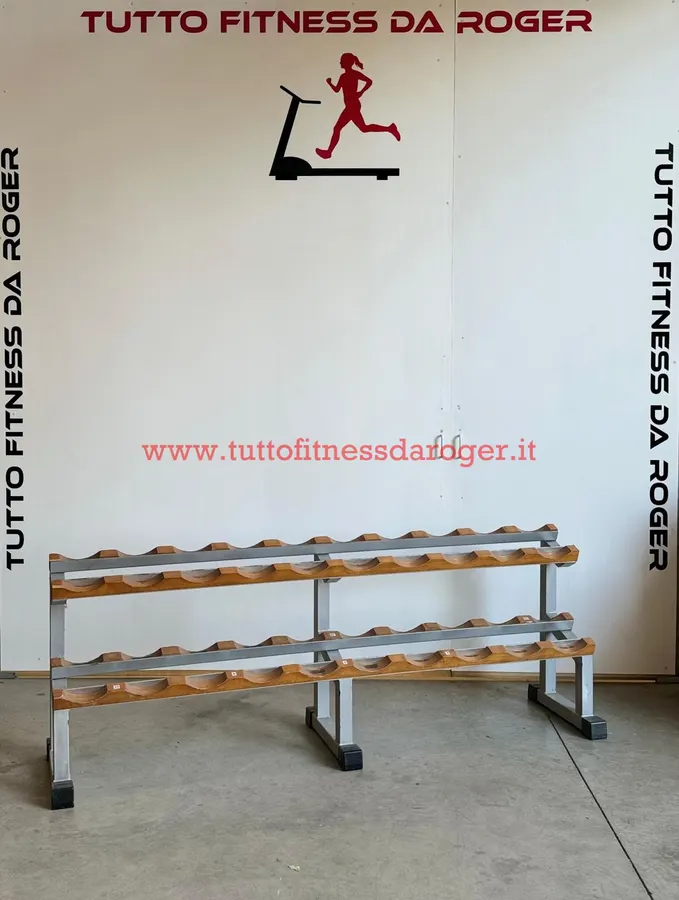 Ratrelliera porta manubri Technogym Linea Lux