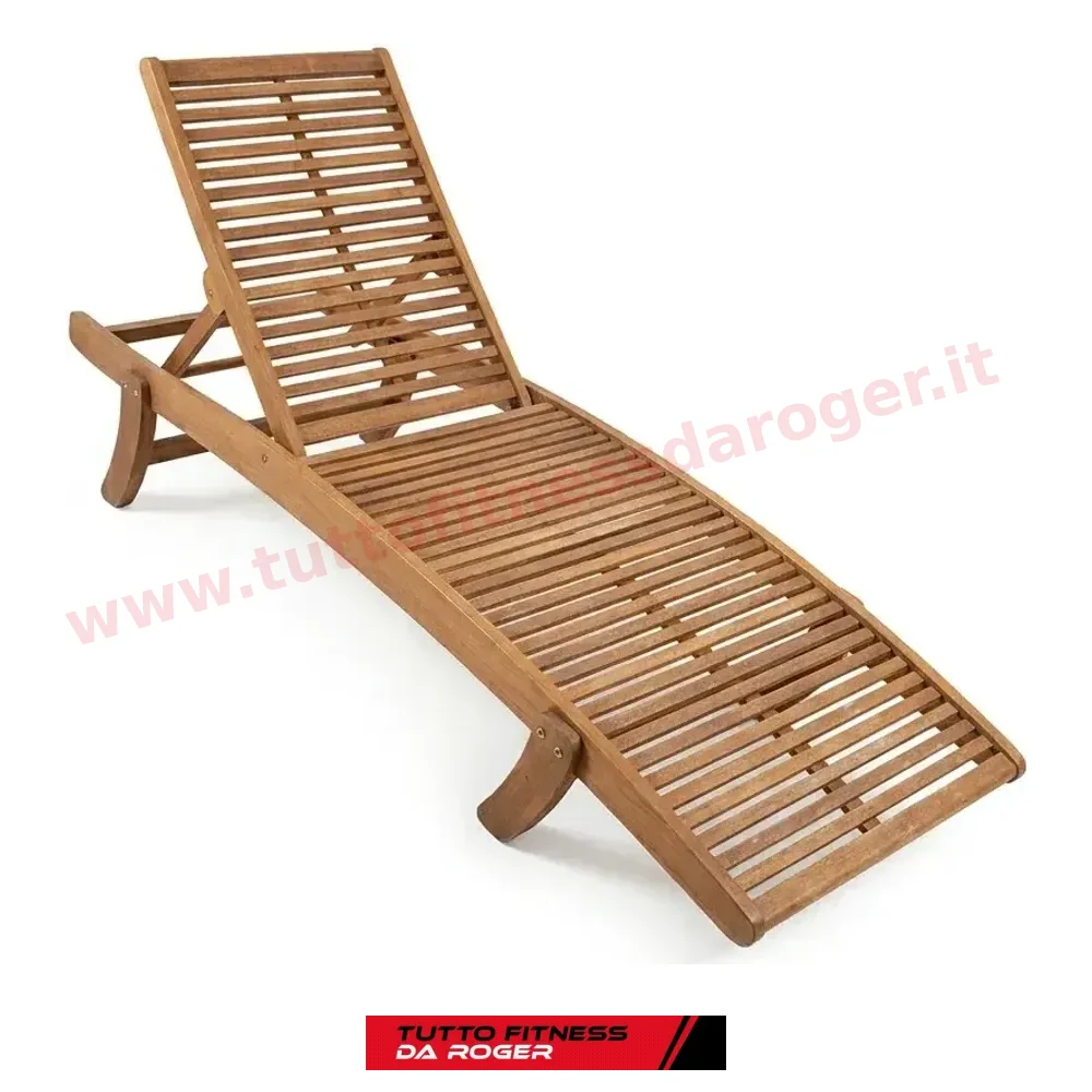 Sdraio da piscina in legno