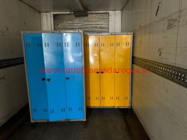 armadietti di ferro a 3 ante