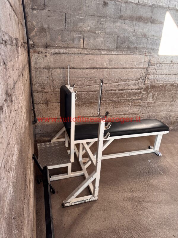 panca piana con supporto per spotter technogym linea lux - immagine 2